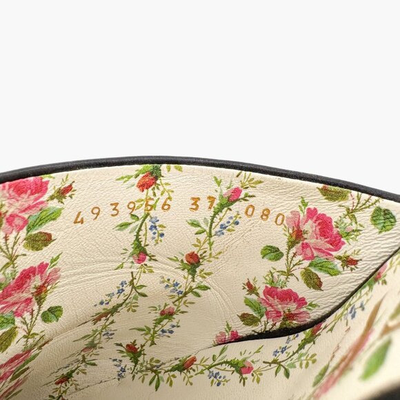 Gucci Dragon Embroidered Candy Mules EU 37 US 7 Black Satin Crystal Block Heel - Picture 14 of 15